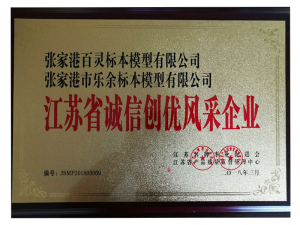 江蘇省誠(chéng)信創(chuàng)優(yōu)風(fēng)采企業(yè)